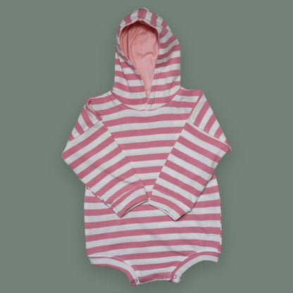 Striped Baby Hoodie – Soft Cotton Full Sleeve Sweatshirt