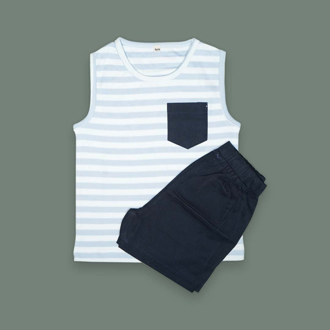 Baby Sleeveless T-Shirt and Trouser