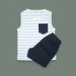 Baby Sleeveless T-Shirt and Trouser