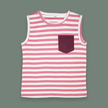 Baby Sleeveless T-Shirt and Trouser Set