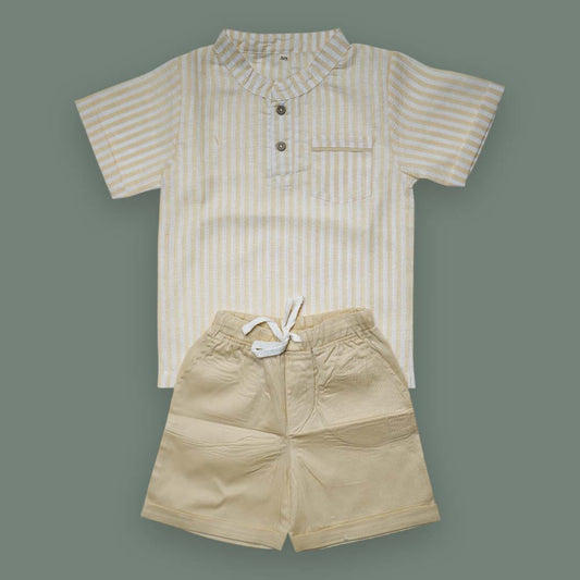 Classic Striped Kids' Outfit Set