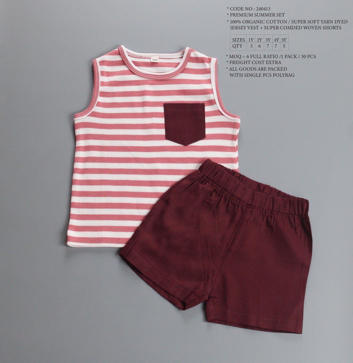 Premium Summer Set | 100% Organic Cotton