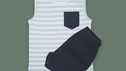 Baby Sleeveless T-Shirt and Trouser